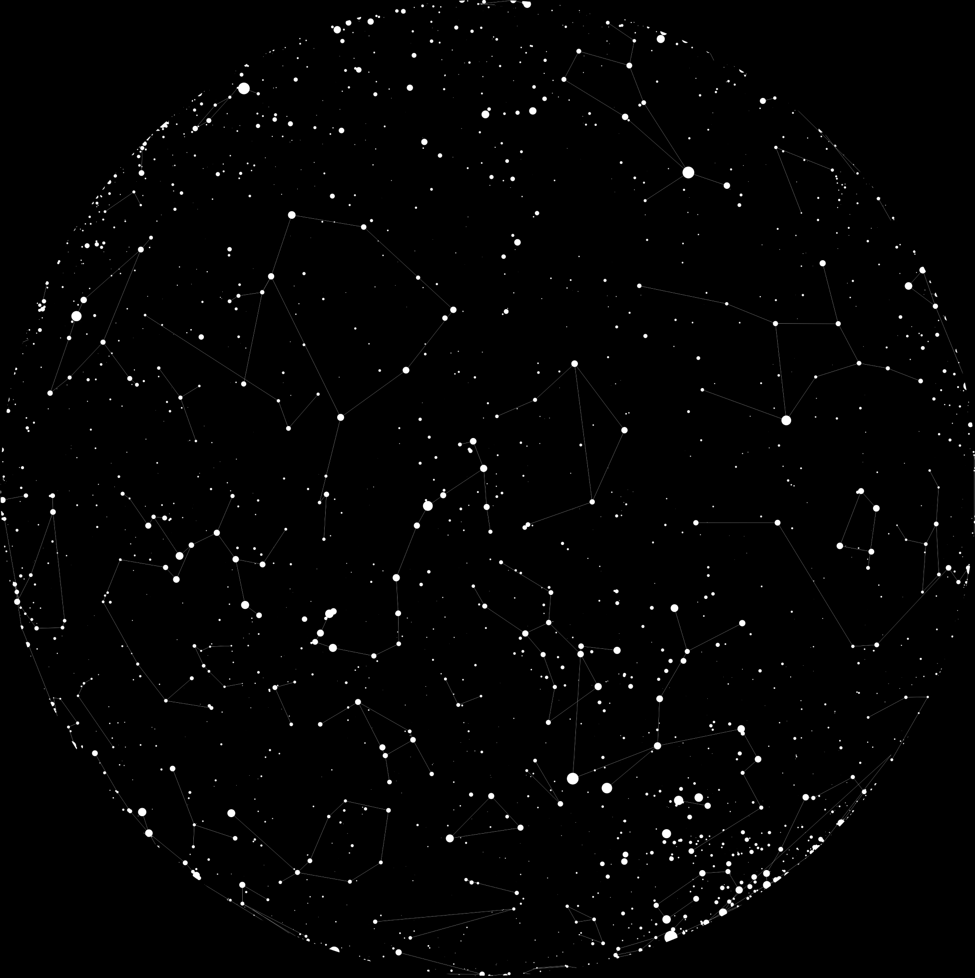 Mapa Estelar da noite de nascimento